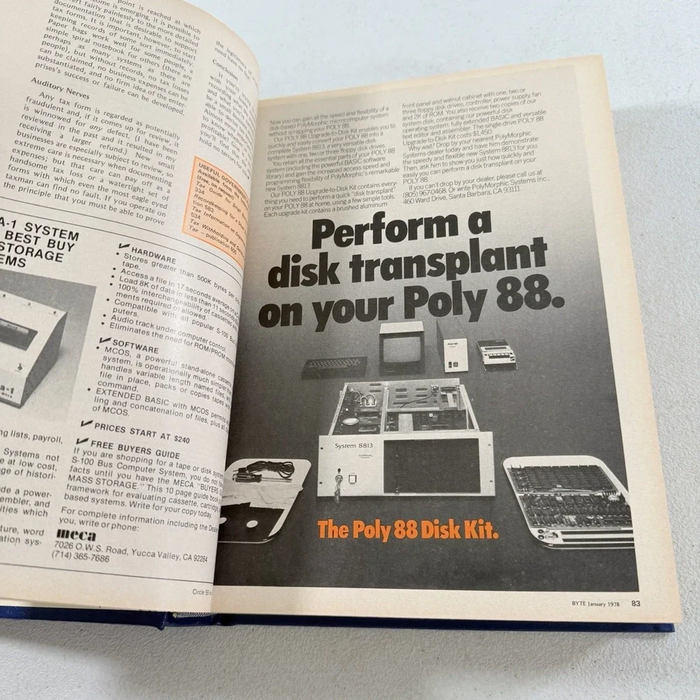 Byte Magazine The Small Systems Journal Bound Set Volume III 3 January-June 1978